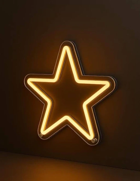 Glowing Dreamy Custom Neon Sign, Minimalist Cute Personalized LED Light, Bold Whimsical Wall Art, Bright Radiant Home Decor