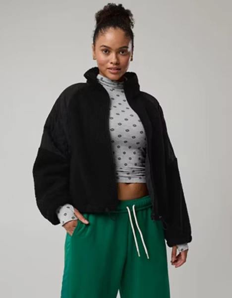 OFFLINE By Aerie Fluff Love Full Zip Jacket