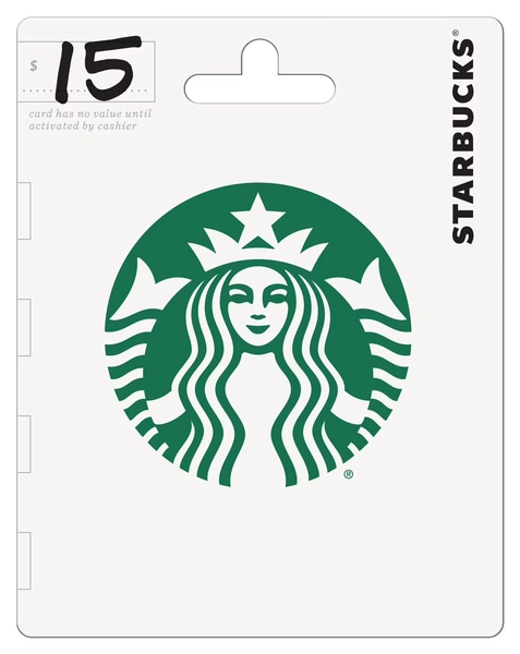Starbucks $15 Gift Card