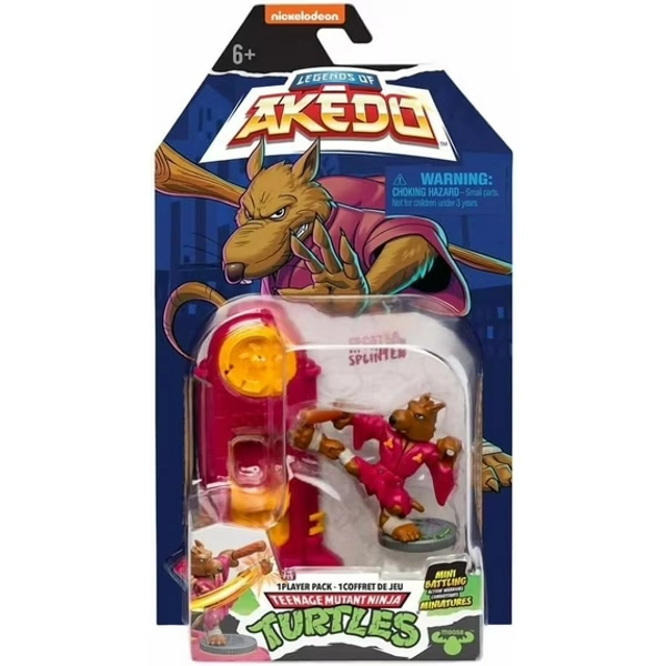 Legends of Akedo Teenage Mutant Ninja Turtles , Mini Battling Warriors Master Splinter