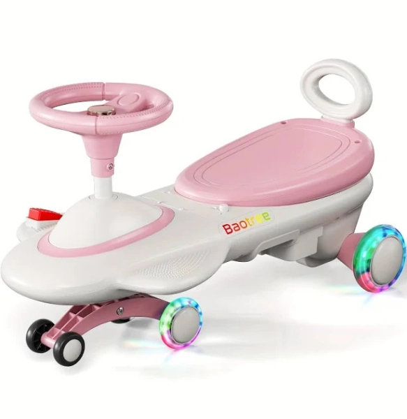Wiggle car, Wiggle car for kids electric, Kids Electric Car with LED Lights & Music, Anti-Rollover Design, Electric car for kids, 3-8 Years Old, 150