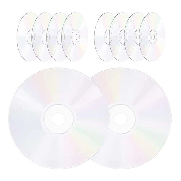 20 Pcs Clear Transparent CD Discs for Wall Decoration, Blank Simple Discs for Painting and Room Art Projects - Walmart.com