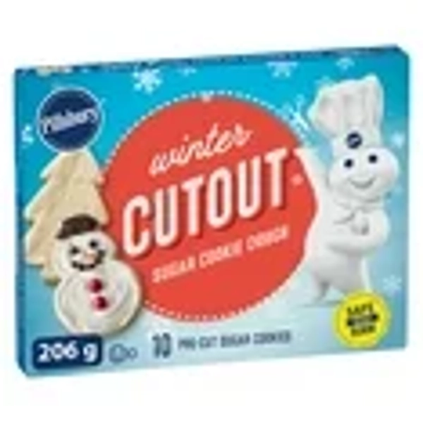 Pillsbury Ready to Bake™ Winter Cutout Sugar Cookie Dough, 206 g