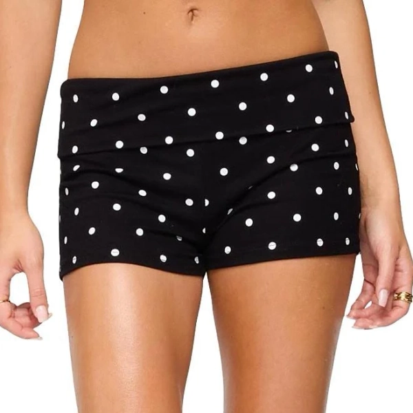 Edikted Women's Polka Dot Foldover Shorts