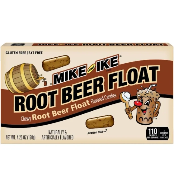 Mike and Ike Root Beer Float