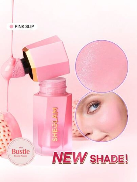 SHEGLAM Color Bloom Liquid Blush-Pink Slip Rare Brand Beauty Makeup Cosmetic For Women Girls Perfect For Fall Winter Ideal For Y2K Fancy Fashion Suitable For Birthday Present Halloween Party Ready Best Color