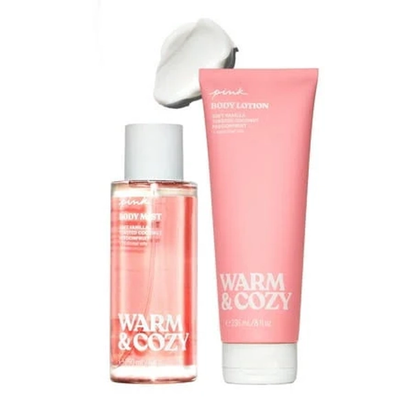 Victoria's Secret Pink Warm & Cozy Mist & Lotion Set
