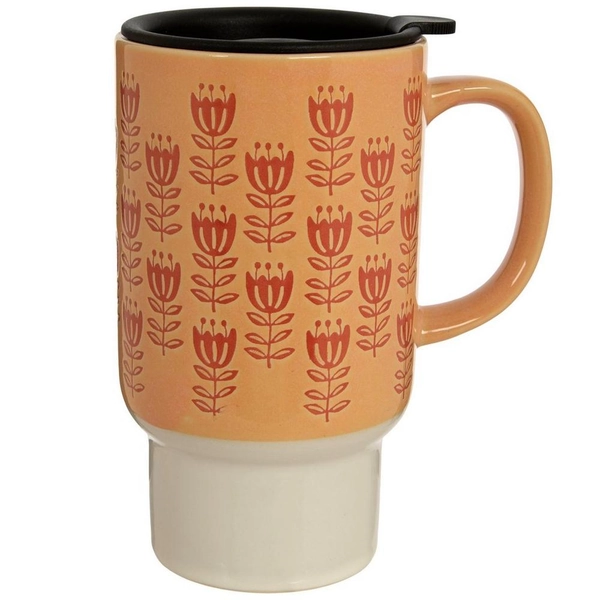 Floral Travel Mug