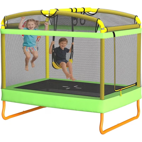 minitrampolín rectangular 6 pies niños pequeños - Temu