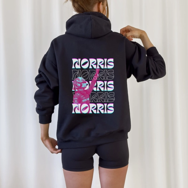 Lando Norris Hoodie Formula One Sweatshirt Lando Norris Gift F1 Gift Racing Inspired Shirt Grand Prix Clothing Aesthetic Racing Hoodie