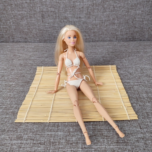 Swimwear for Fashion Royalty, Outfit 12" doll, FR outfit, Barbie doll swimsuit.
