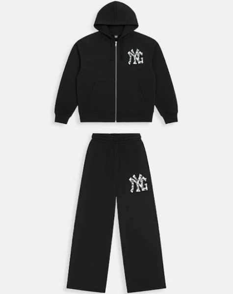 NY Ensemble | Y2K Streetwear, Black set / XXL