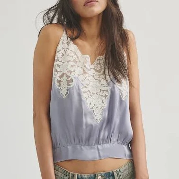 Free People Reya Lace Top