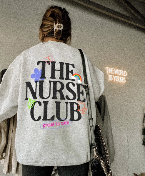Pride Nurse Sweatshirt RN Pride Nurse Transgender Support Subtle Pride Shirt Proud Ally Nurse Kidcore Sweatshirt Nurse Subtle Pride Merch