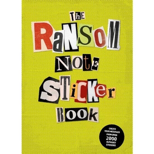 The Ransom Note Sticker Book - by  Luke Herriott (Paperback)