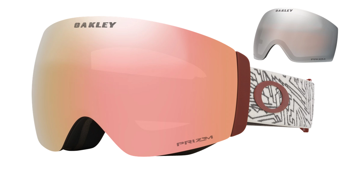 Oakley Flight Deck™ Pro M Snow Goggles - Matte Black - Prizm Rose Gold Iridium - OO7139-10 | Oakley®