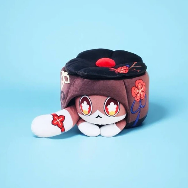 Genshin Impact Hu Tao Cosplay Cat Doll Cute Puppet Plush Dolls And Co