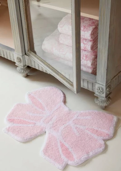 LoveShackFancy Bow Bath Rug