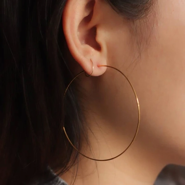 14K Gold Filled Hoop Earrings