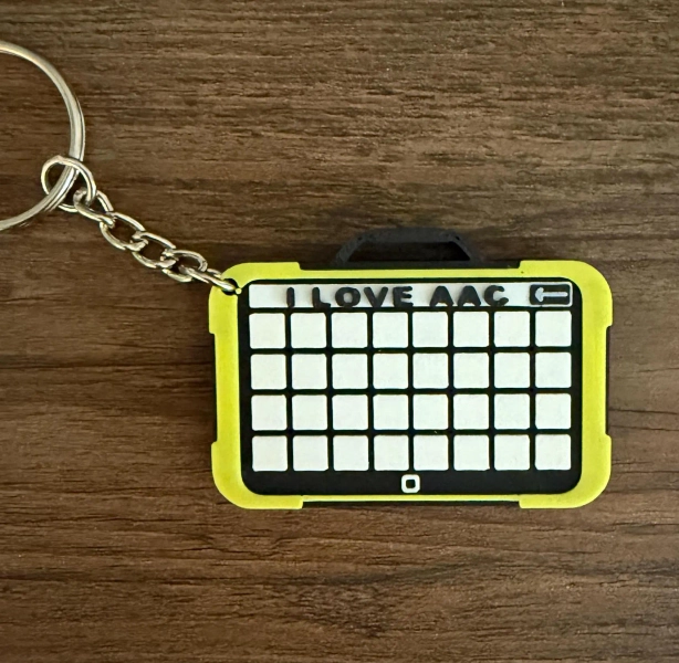 Mini iPad AAC Keychain – Empower Communication, One Keychain at a Time!