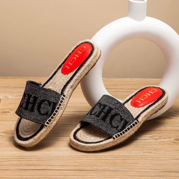 Women's New Summer Simple and Comfortable Handmade Hemp Bottom Sandals Beach Slippers - AliExpress 322