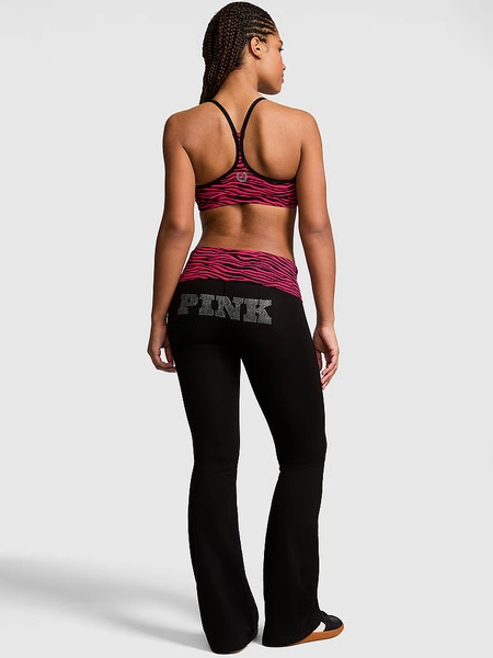 All-Day Cotton™ Foldover Flare Leggings