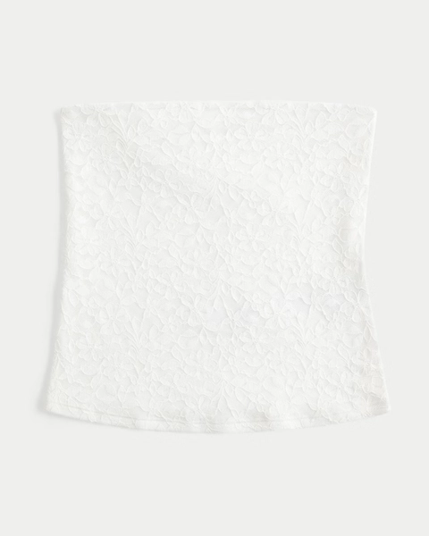 All-Over Lace Tube Top