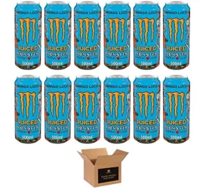 Energy Drink Juiced Zero Sugar Ultra Monarch Fiesta Mango Strawberry Dreams VR46 Punch