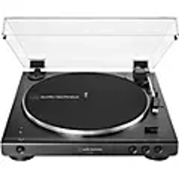 Audio-Technica AT-LP60XBT Fully Automatic Belt-Drive Stereo Record Player With Bluetooth Black