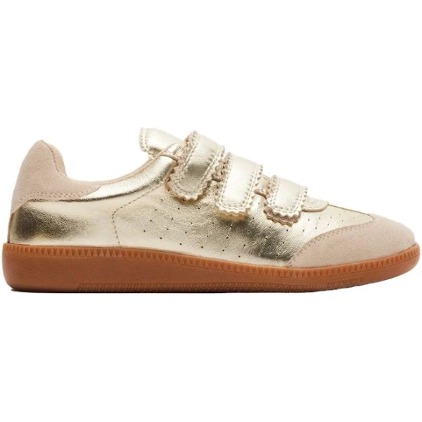 Steve Madden Women's Momentum Low Top Sneakers - Gold | Eagle Eye Outfitters