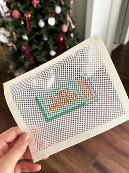 Eldest Daughter Matchbox Needlepoint Canvas