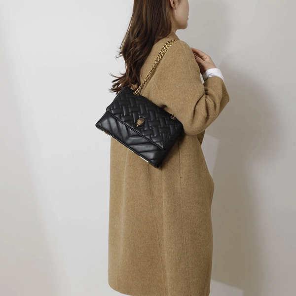 New Large-Capacity Women'S Bag with Personalized Diamond Embroidery And Eagle Head Design, Flap Letter Print, Stylish Shoulder And Crossbody Bag for Women