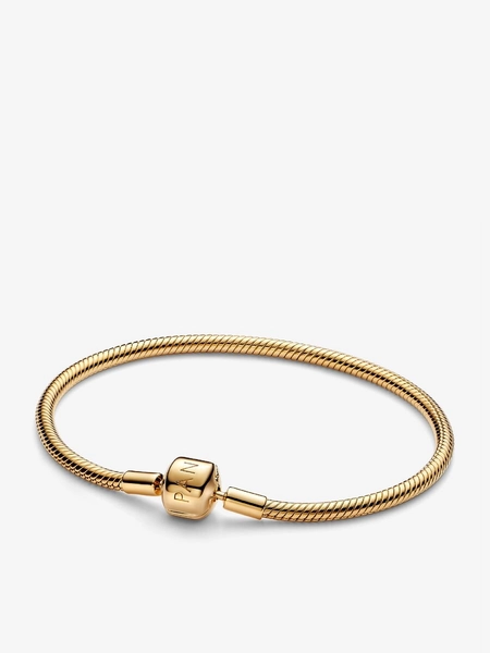 Barrel Clasp Snake Chain Bracelet