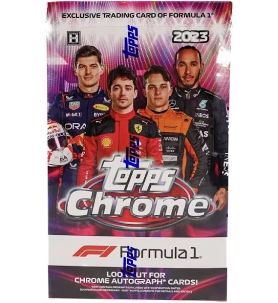 2023 TOPPS CHROME - FORMULA 1 - HOBBY BOX (20 PACKS)