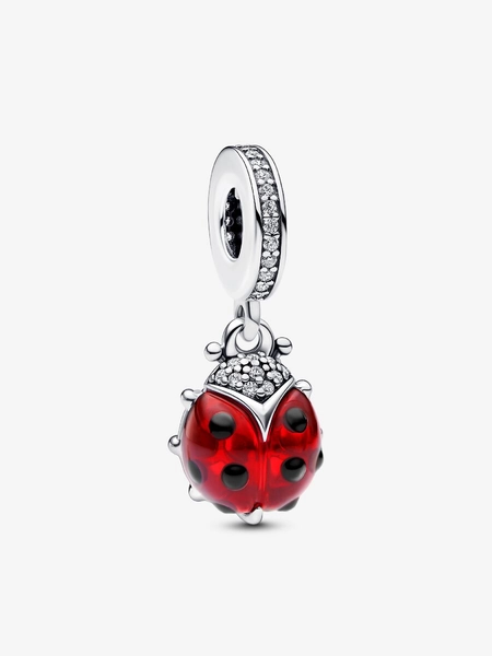 Red Ladybird Dangle Charm