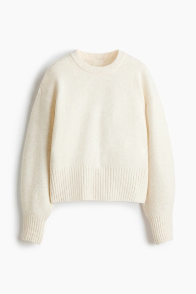 H & M - Oversized Sweater - Cream