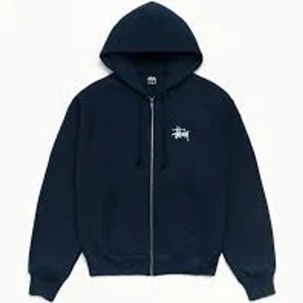 Basic Stüssy Zip Hoodie