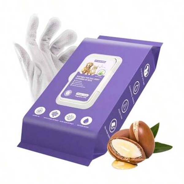 Pet Cleaning Gloves For Dogs & Cats –  Plant Extracts – Hypoallergen