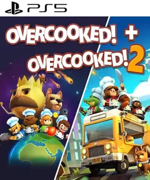 Overcooked! + Overcooked! 2 - Playstation 5 RETRO - Primaria