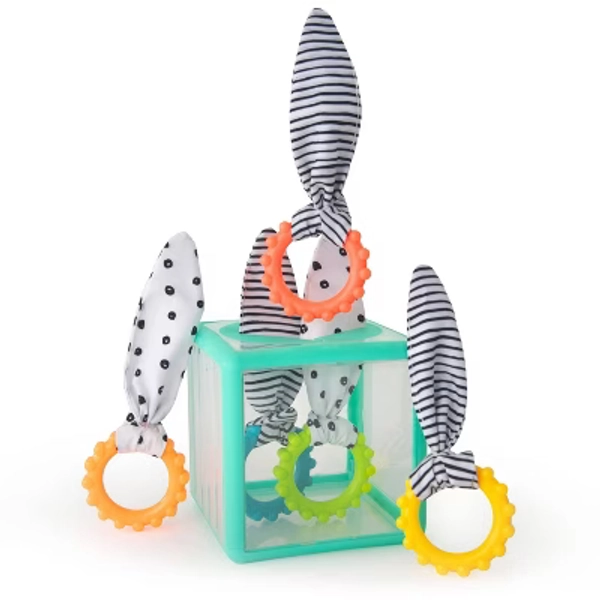 Sassy Toys Rainbow Ring Drop Stacking Toy