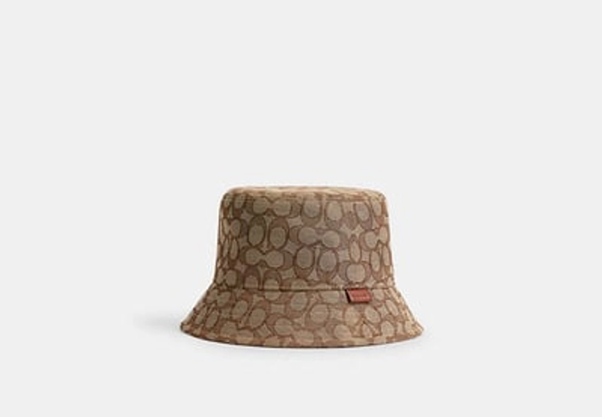 Signature Jacquard Bucket Hat