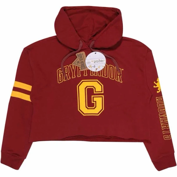 Harry Potter Gryffindor Cropped Hoodie
