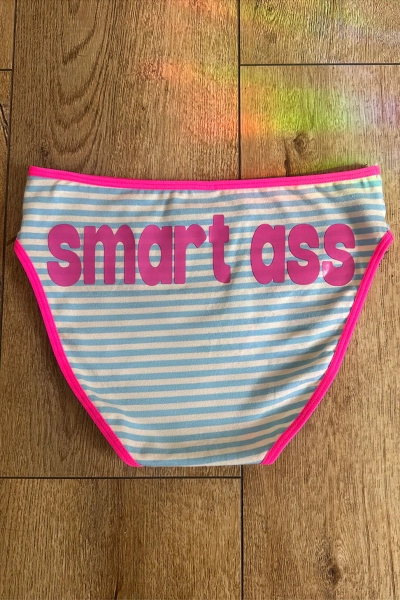Smart Ass Underwear | 100% Cotton Cheeky Briefs Womens Blondita