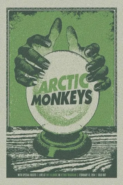 Arctic Monkeys Poster 24x36 - Indie Rock Icons, British Band, Alex Turner