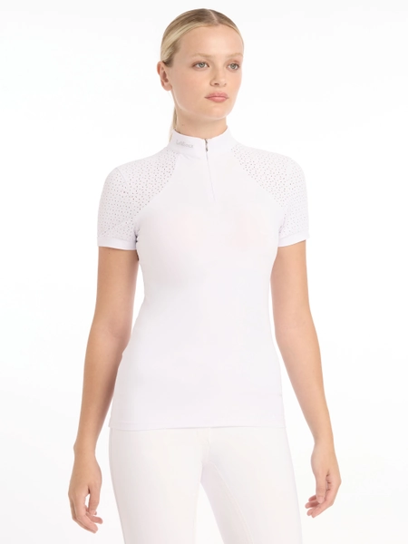 Olivia Short Sleeve Show Shirt White