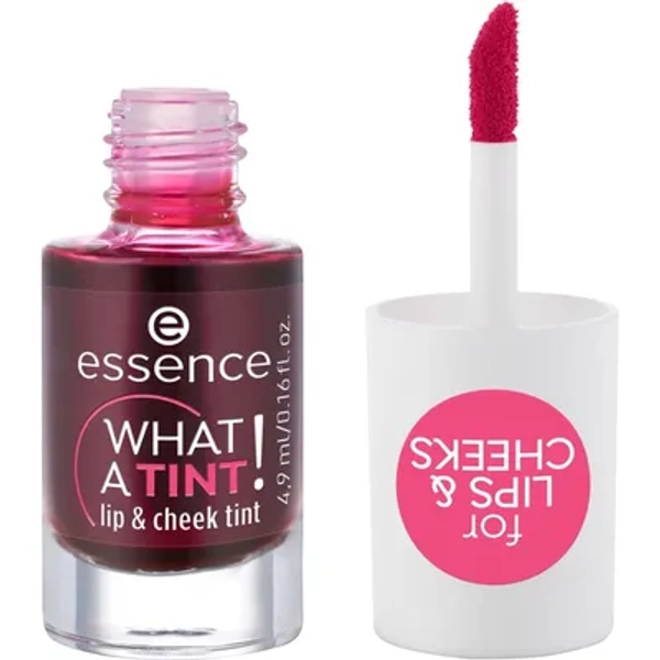 essence What A Tint! Lip & Cheek Tint 01 Kiss From A Rose - 0.16 fl oz: Vegan, Oil-Free, Paraben-Free, Gluten-Free