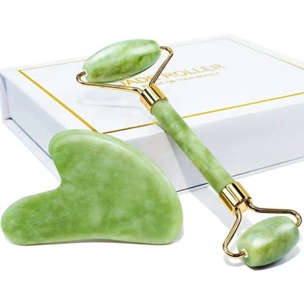 BAIMEI Gua Sha & Jade Roller Facial Tools