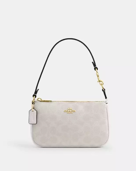Gold/White/Chalk Nolita 19 In Signature Canvas