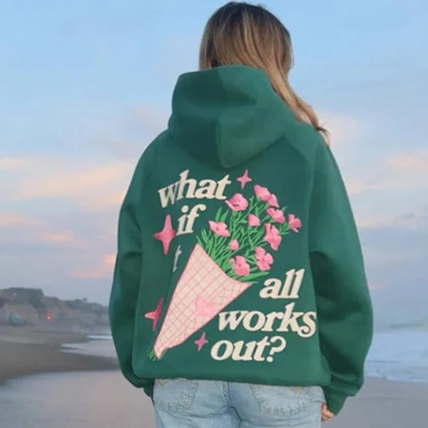 Dandy Oversized Flower Hoodie