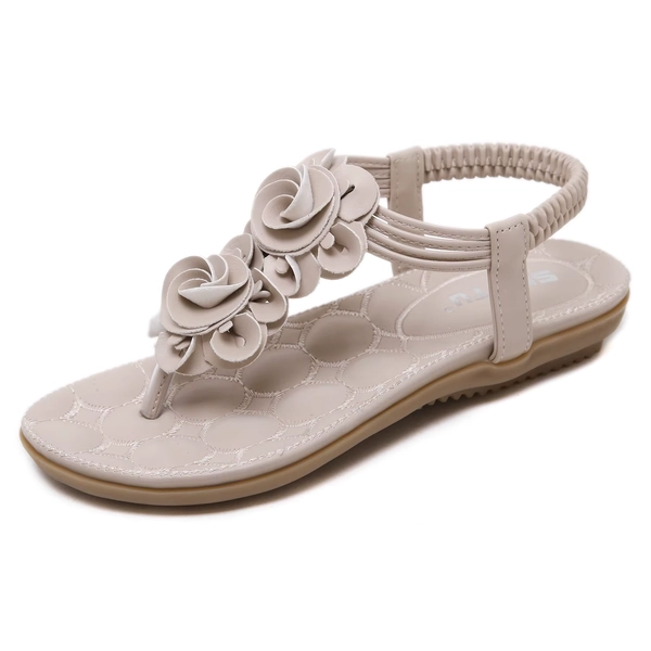 Shoes for Women Plus Size 35-42 Summer Fashion Women Flip Flop Flat Sandals Ladies Casual Bohemia Flower Sweet Beach Sandals - AliExpress 322
